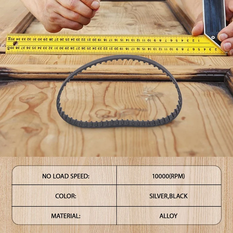 ABJY-No Power Diy Woodworking Cutting Grinding Spindle Trimming Belt Small Lathe Accessories For Table Saw