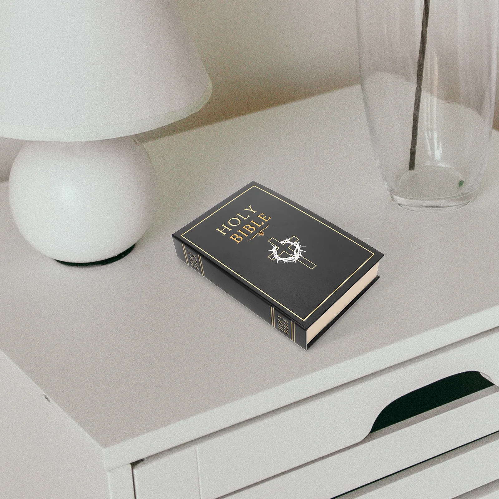 كتاب مزيف 8.6X5.8 بوصة جوفاء الكرتون حصالة على شكل حيوان الكتاب المقدس سر تحويل اقفال الصناديق لتخزين المجوهرات النقدية حاوية مخفية #6