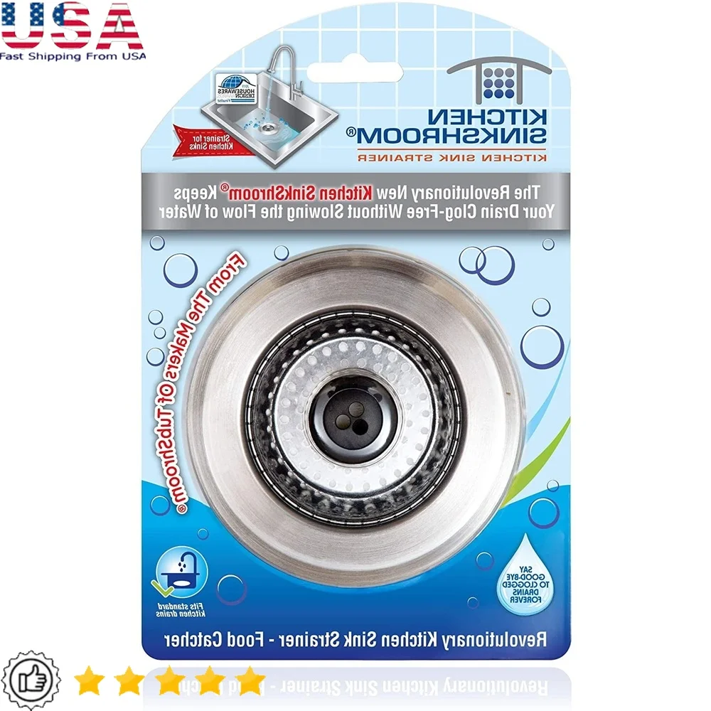 

Удивительное сито для кухонной мойки, уловитель еды, защита от засорения, прочная нержавеющая сталь, легко очищаемая технология патента, эффективный дренаж