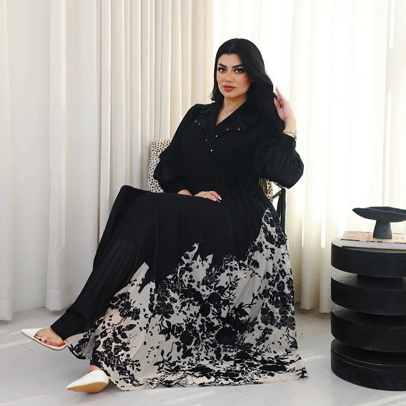 Miyake Pleated Skirt Set Plus Size Women's Loose 2025 Spring Shirt Pleated Skirt Two Piece Set Fashionable Premium Clothing