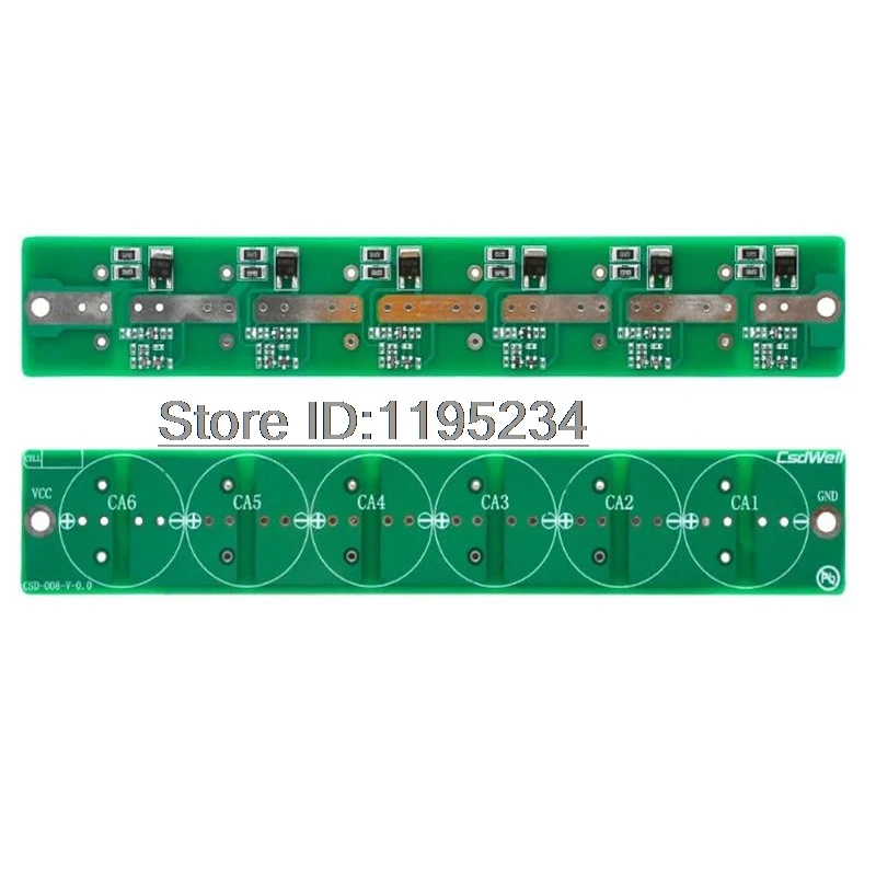 

6 String 2.7V 100F - 500F 100F 120F 220F 360F 400F 500F Super Capacitor Balancing Protection Board Six Series