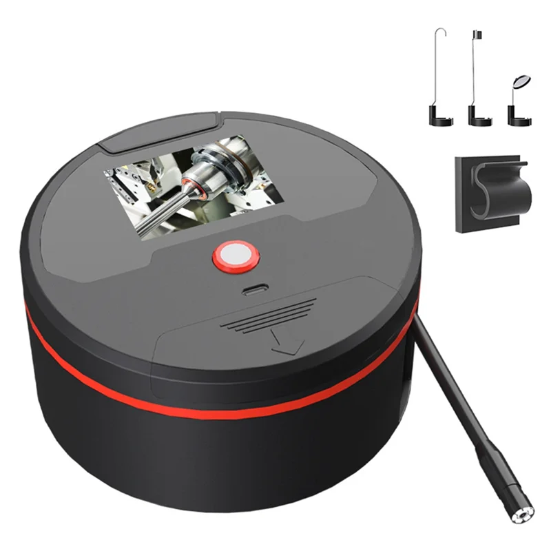 

BYBS-Industrial Endoscope Camera Digital Foldable Endoscope 2.4 Inch Screen HD1080P For Car Inspection Device Camera