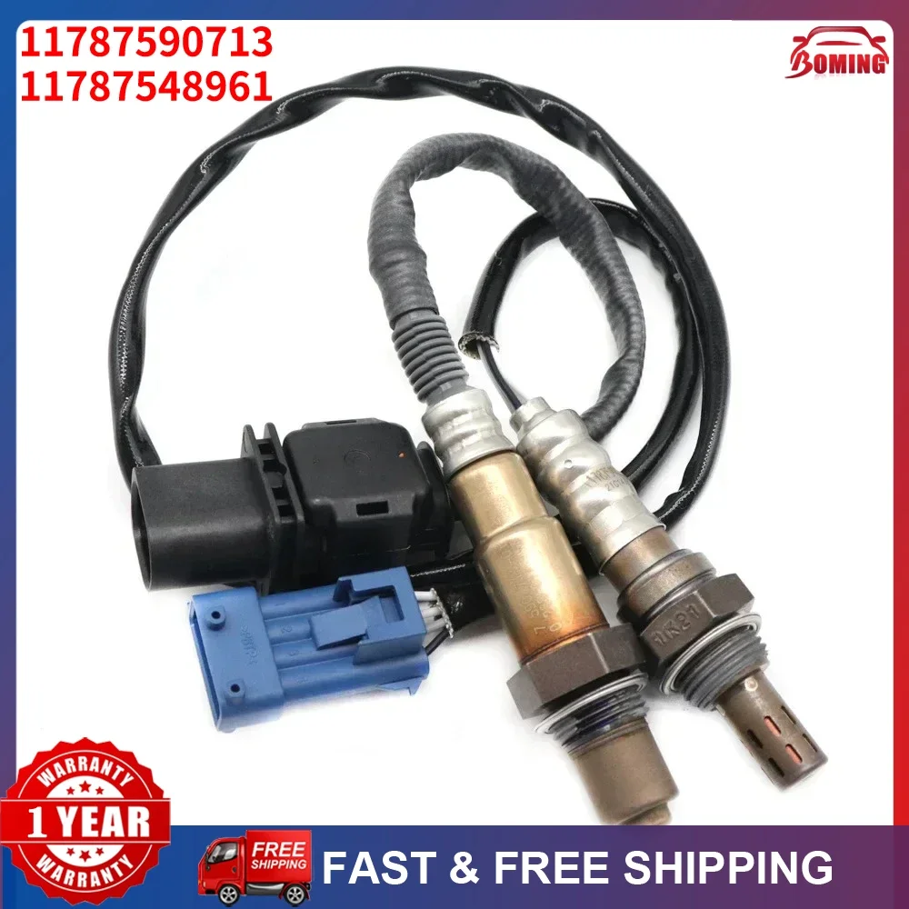 234-4488 11787590713 2PCS Car Lambda Sensor O2 Oxygen For Mini Cooper 1.6L 2007-2010 Upstream&Downstream  234-5135  11787548961