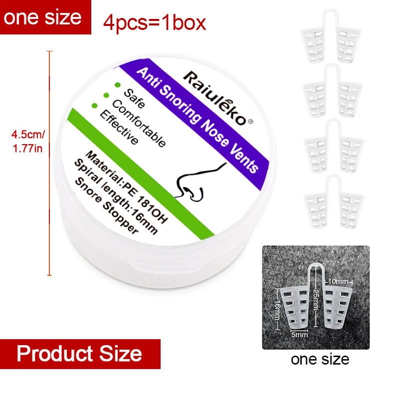 4/12Pcs Anti Snoring Solution Clip Devices Snore Stopper Nose Vents Relieves Smooth Nasal Dilators For Better Sleep Sleeping Aid