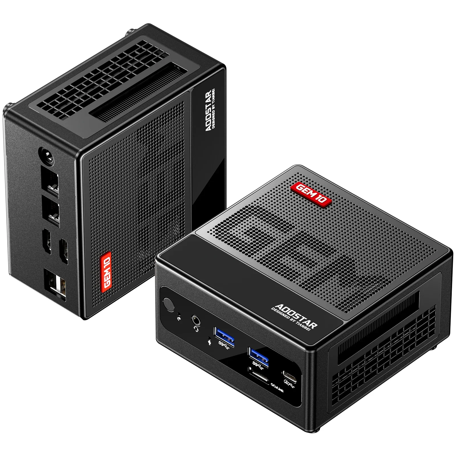 GEM10 Mini PC Ryzen 7 7735HS, Mini Computers DDR5 RAM NVMe PCIE 4.0 SSD Windows Pro 11, Mini Gaming PC Support WiFi-6