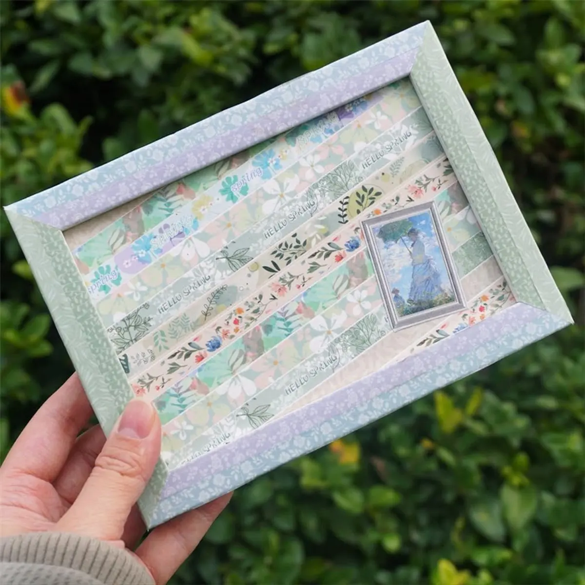 

New Floral Washi Tape Set 16 Rolls, Flower Spring Decorative Paper Sticker for Planner Scrapbook Journal DIY Arts Craft