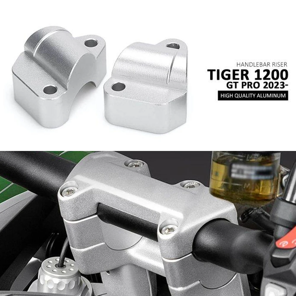 

Motorcycle Handlebar Riser Bar Mount Handle Clamp Extend Adapter For TIGER1200 TIGER 1200 Tiger1200 Tiger 1200 GT Pro 2023