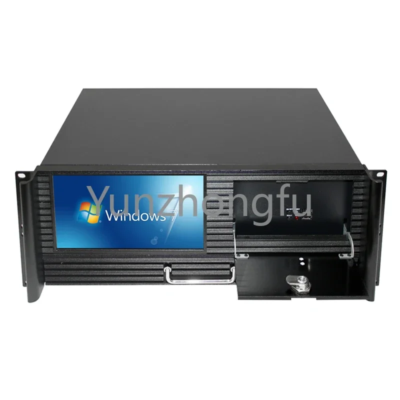 4U IPC CASE IPC 300mm Deep with LCD 4u Rackmount Server Case with Touch Screen