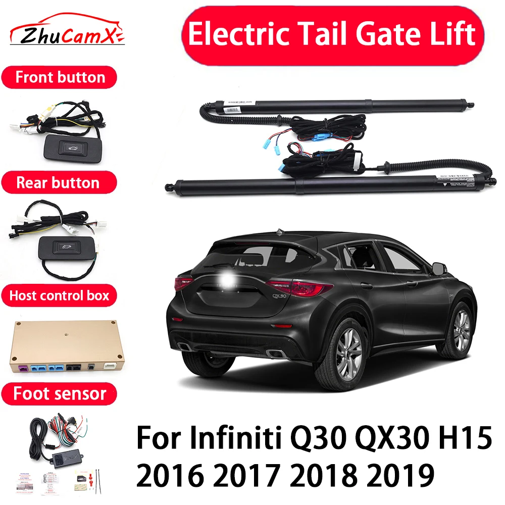ZhuCamX Car Automatic Electric Tail Gate Lift Tailgate Assist System for Infiniti Q30 QX30 H15 2016 2017 2018 2019