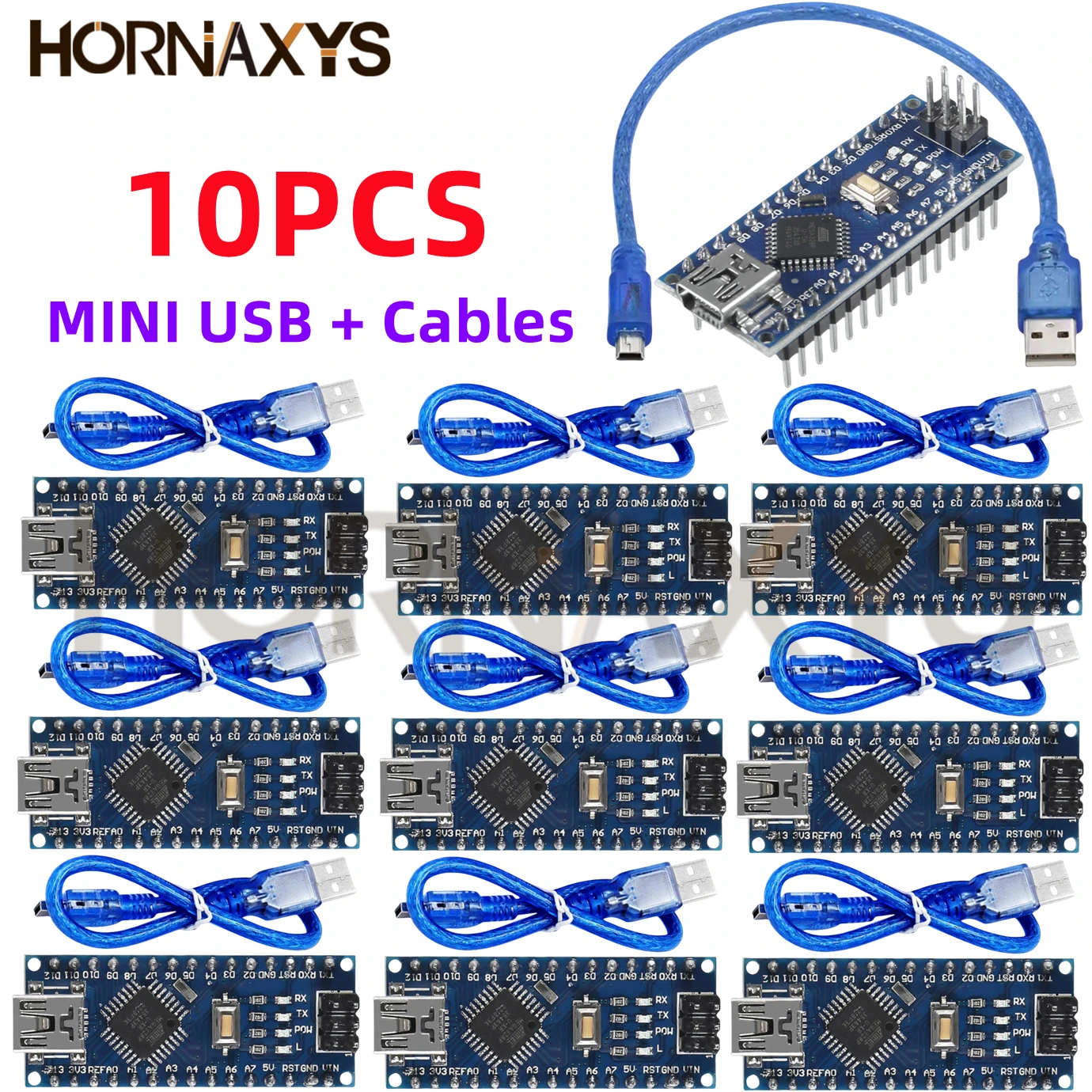 Promotie Voor Arduino Nano V 3.0 Atmega328 Controller Compatibel Board Module PCB Development Board MINI/TYPE-C/MICRO USB NANO