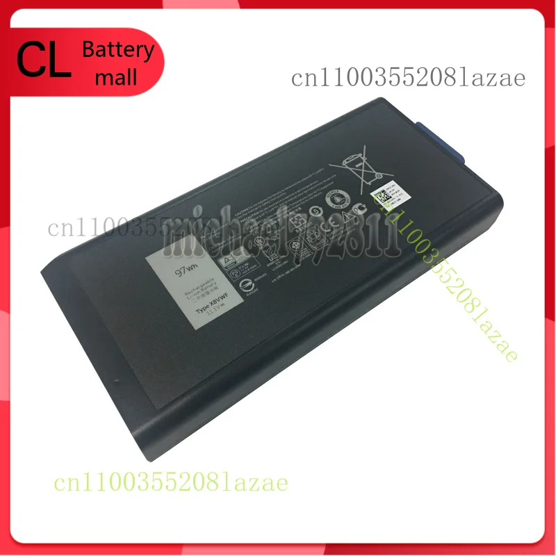 

New 97Wh X8VWF Battery Compatible with for Dell Latitude E5404 E7404 4XKN5 CJ2K1