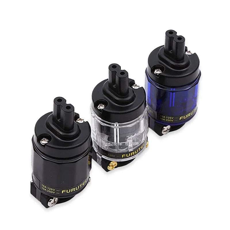 Hi-end Furutech F1-11 2 Pole C7 Connector HiFi Audio Adapter 8 Female IEC Power Plug