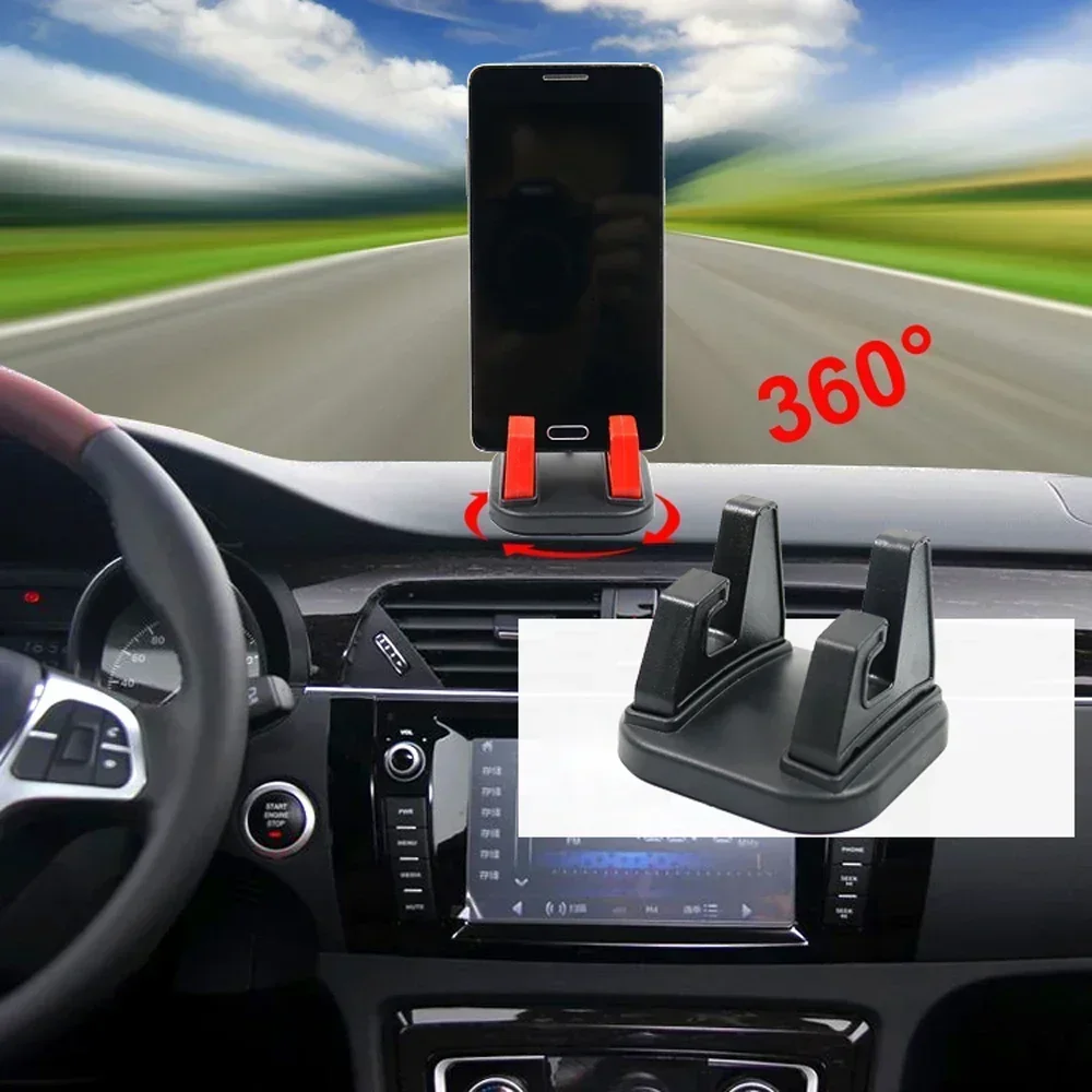 1PC 360 Degree Rotate Car Cell Phone Holder Dashboard Sticking Universal Stand Mount Bracket For Mobile Phone Car accessories