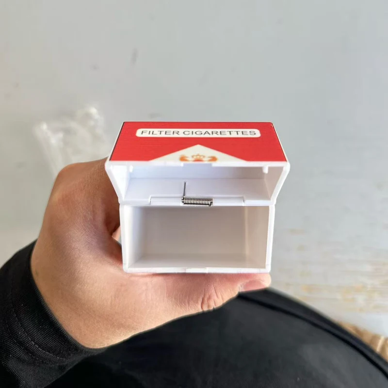 Funny Creative Plastic Cigarette Box Parody Bubble Machine Outdoor Portable EDC Toy Gifts Tool