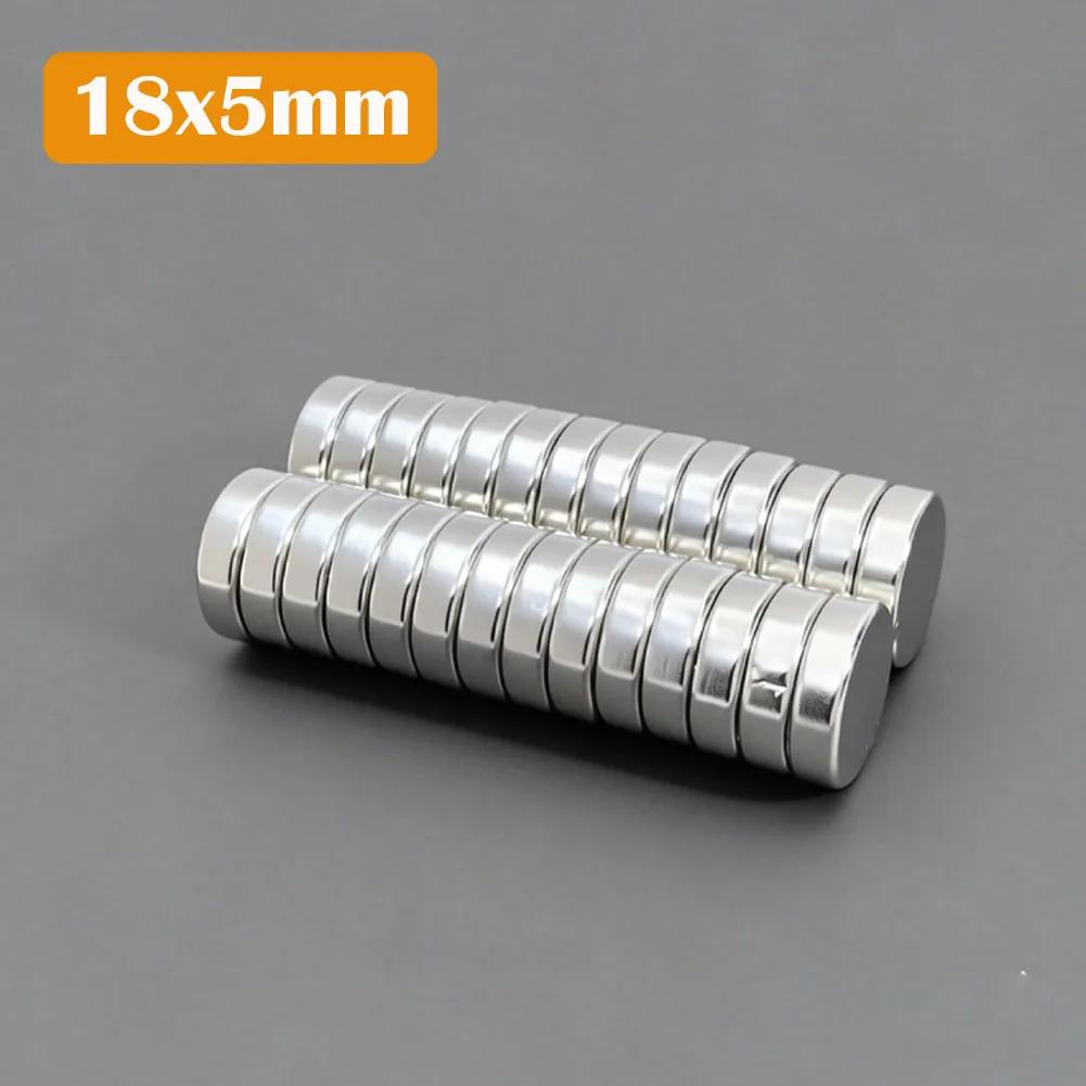 

Мощный неодимовый магнит N35, 18x5 мм, суперсильный постоянный магнит NdFeB 18x5 для холодильника, магнит для DIY-проектов