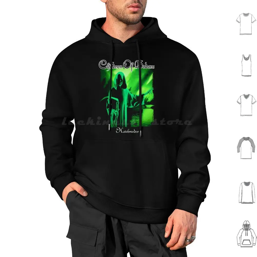 Children Of Bodom-Hatebreeder Hoodies Long Sleeve Children Of Bodom Melodic Death Metal