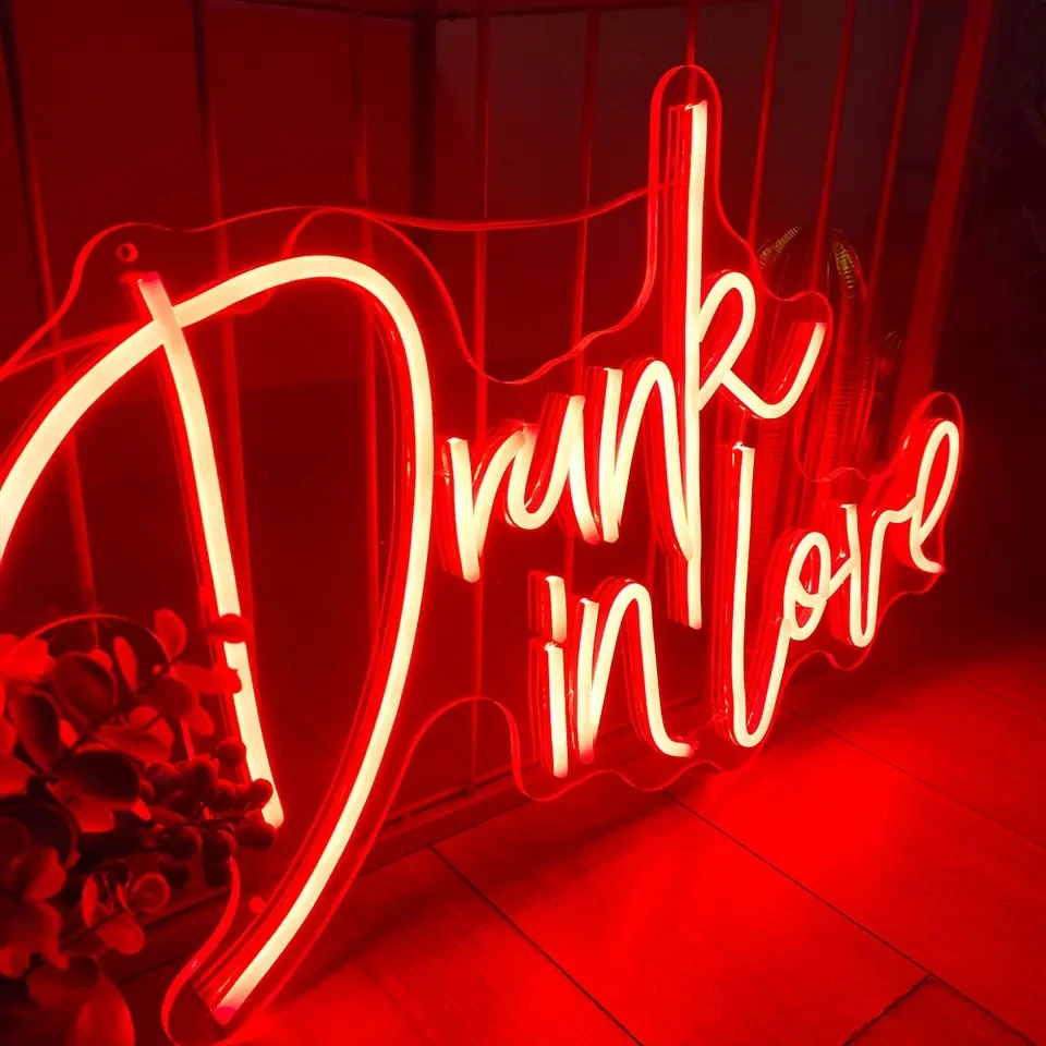 Neon Bord Dropshipping Geen Moq Gratis Ontwerp 12V Led Neon Aangepaste Letter Patroon Party Event Business Home Shop Decor Neon Licht