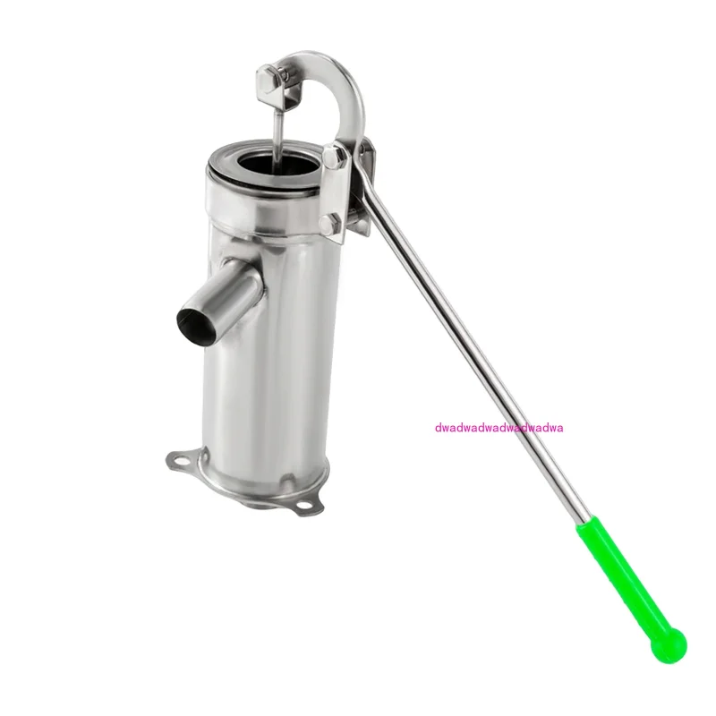 

Stainless steel hand well