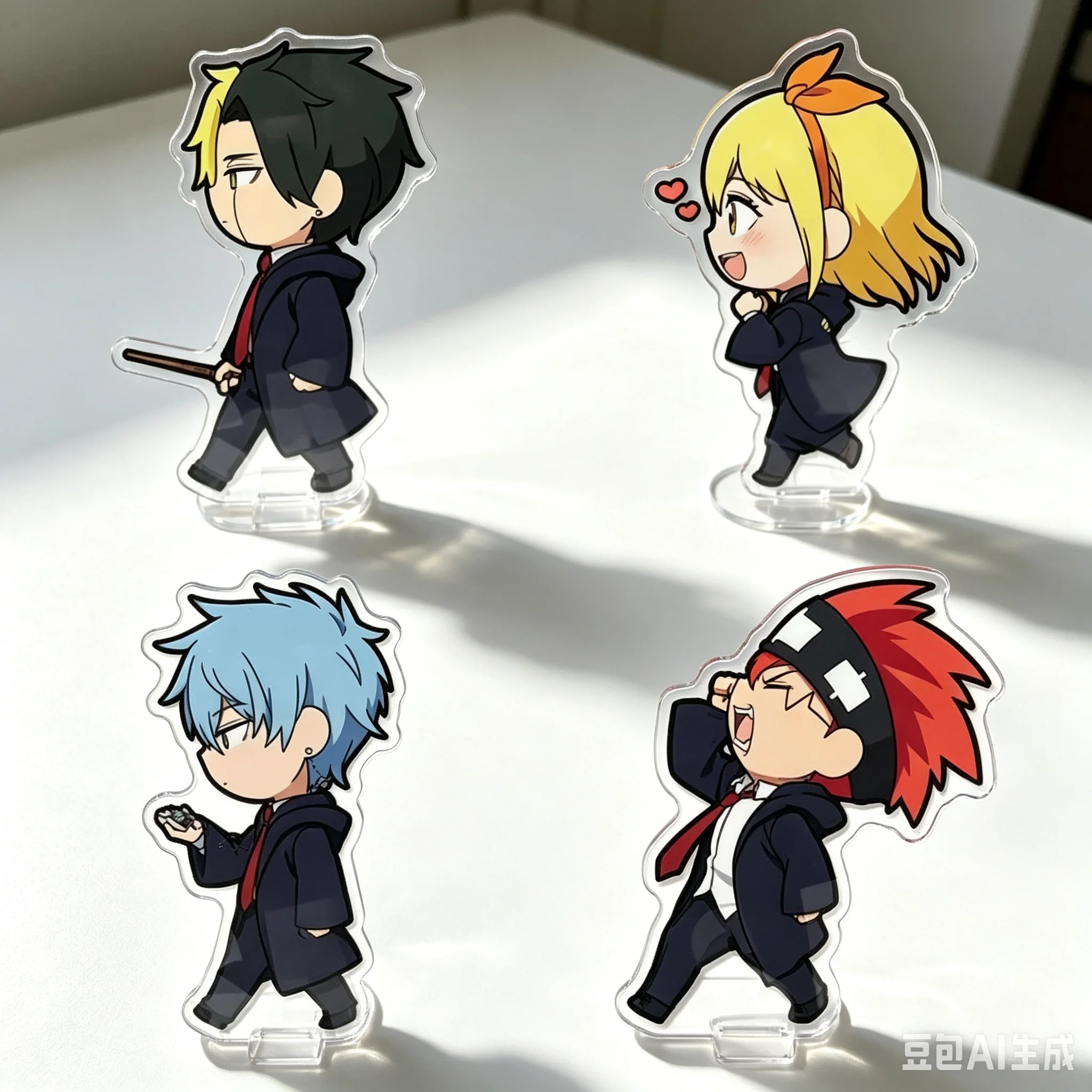Hot 10CM Anime Mashle: Magic And Muscles Figure Peripheral Collection Acrylic Stand Model Decorations Gifts Keychain Wholesale