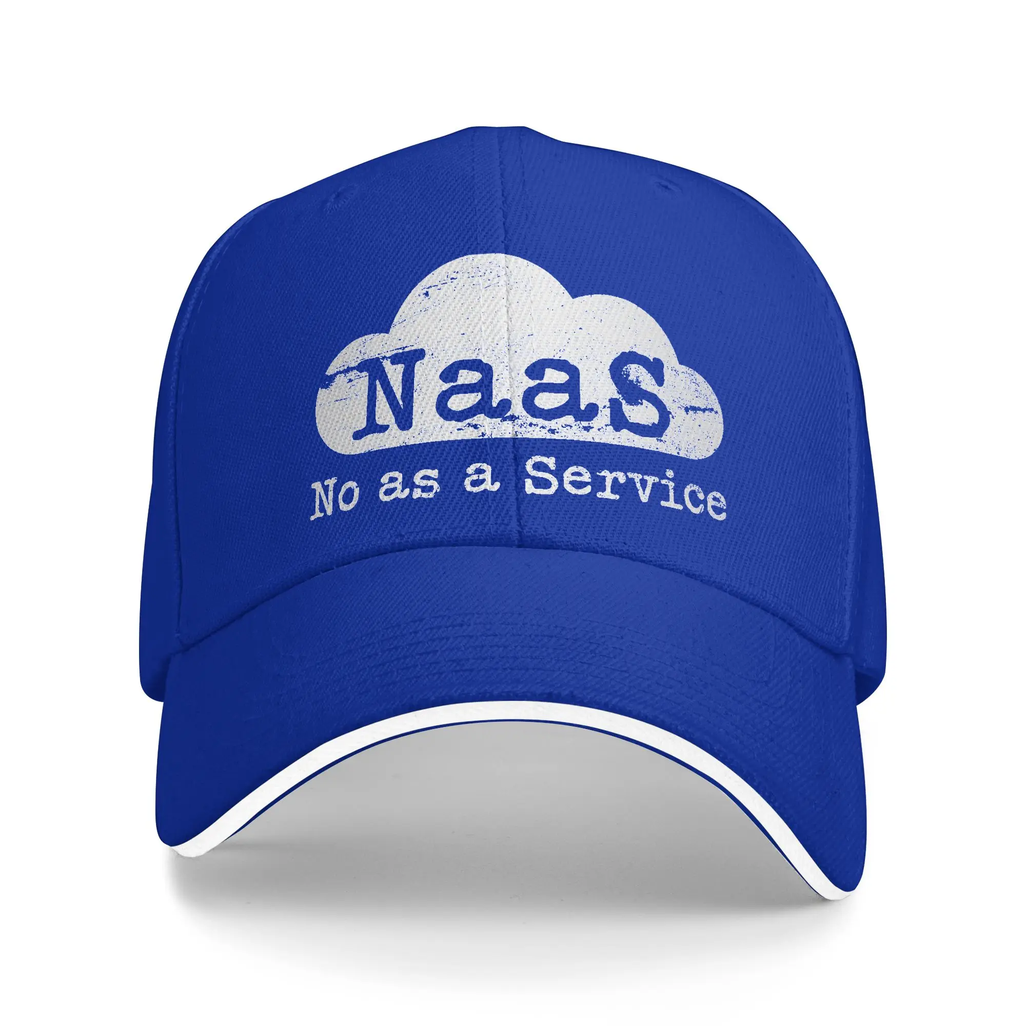 Summer NaaS No as a Service Funny Cloud Computer Baseball Cap  Running Hippie Women Men Breathable Baseball Caps