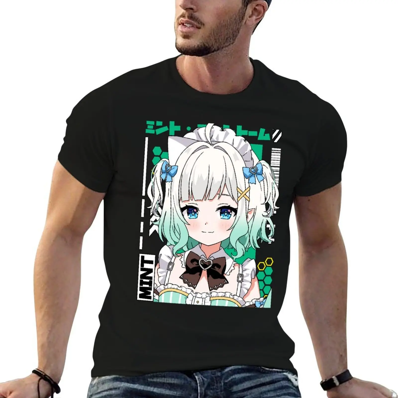 

Футболка Ghost Maid Mint Fantome Smug, мужская дизайнерская мужская футболка, роскошная футболка