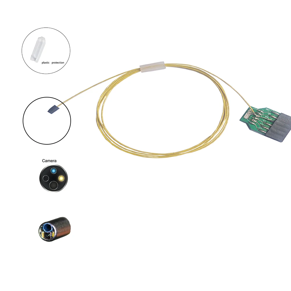 Mini camera endoscope OVM6946 camera module diameter 1.05 mm 1.05 mm wide  USB for medical application