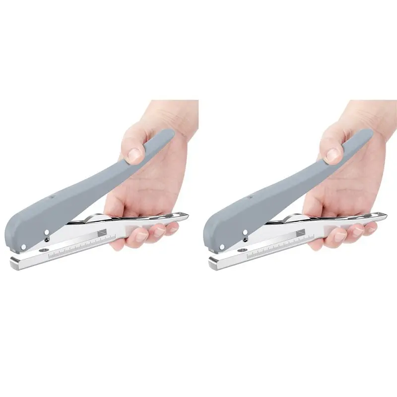 

【FLASH DEAL】2X Heavy Duty Single Hole Punch,Hole Puncher 25 Sheets Capacity Paper Punch For Paper ID PVC Cards Scrapbook 3MM