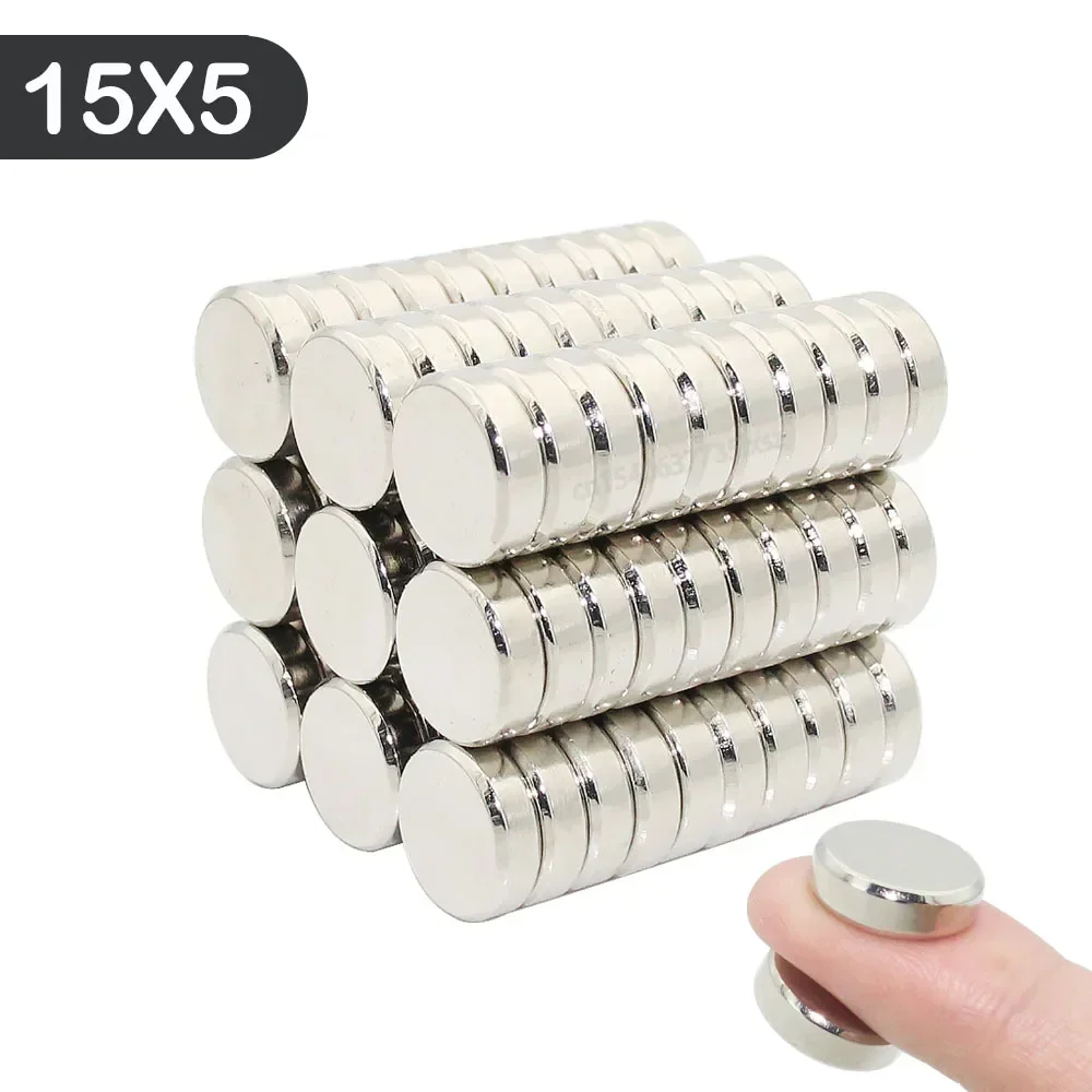 5/8/10/12 Pcs 15x5 Neodymium Magnet 15mm X 5mm N35 NdFeB Round Super Powerful Strong Permanent Magnetic Imanes Disc 15*5 Magnets