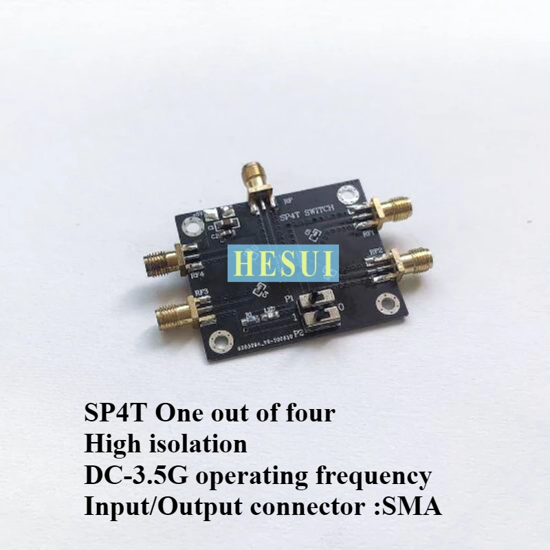 SP4T RF switch one minute four electron microwave routing channel