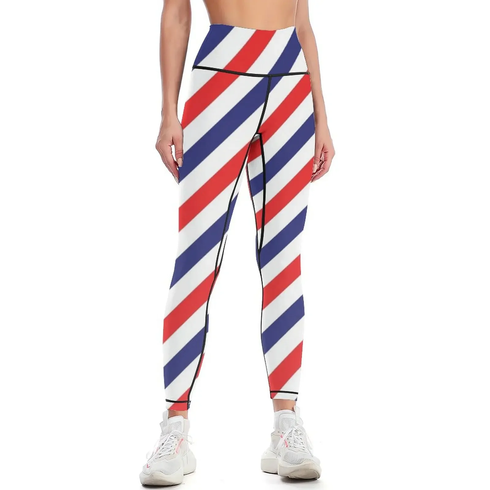 

Barber Pole Stripes Leggings push up legging Pants sport leggins push up woman Women's sports pants Womens Leggings