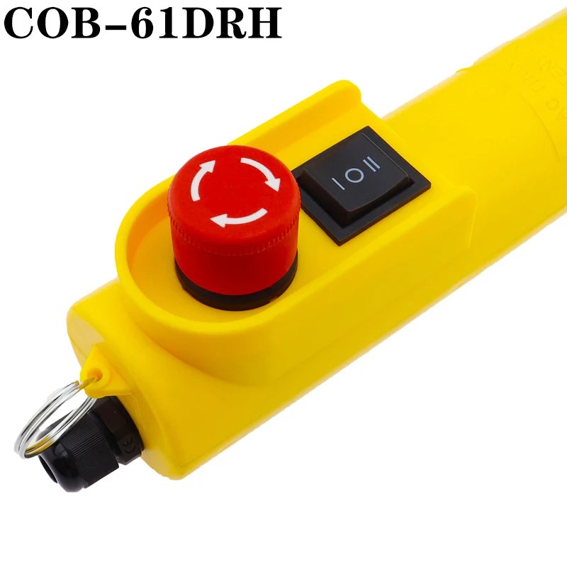 COB-61DR series direct operation rain proof crane control electric hoist up and down switch button with 30UF capacitor