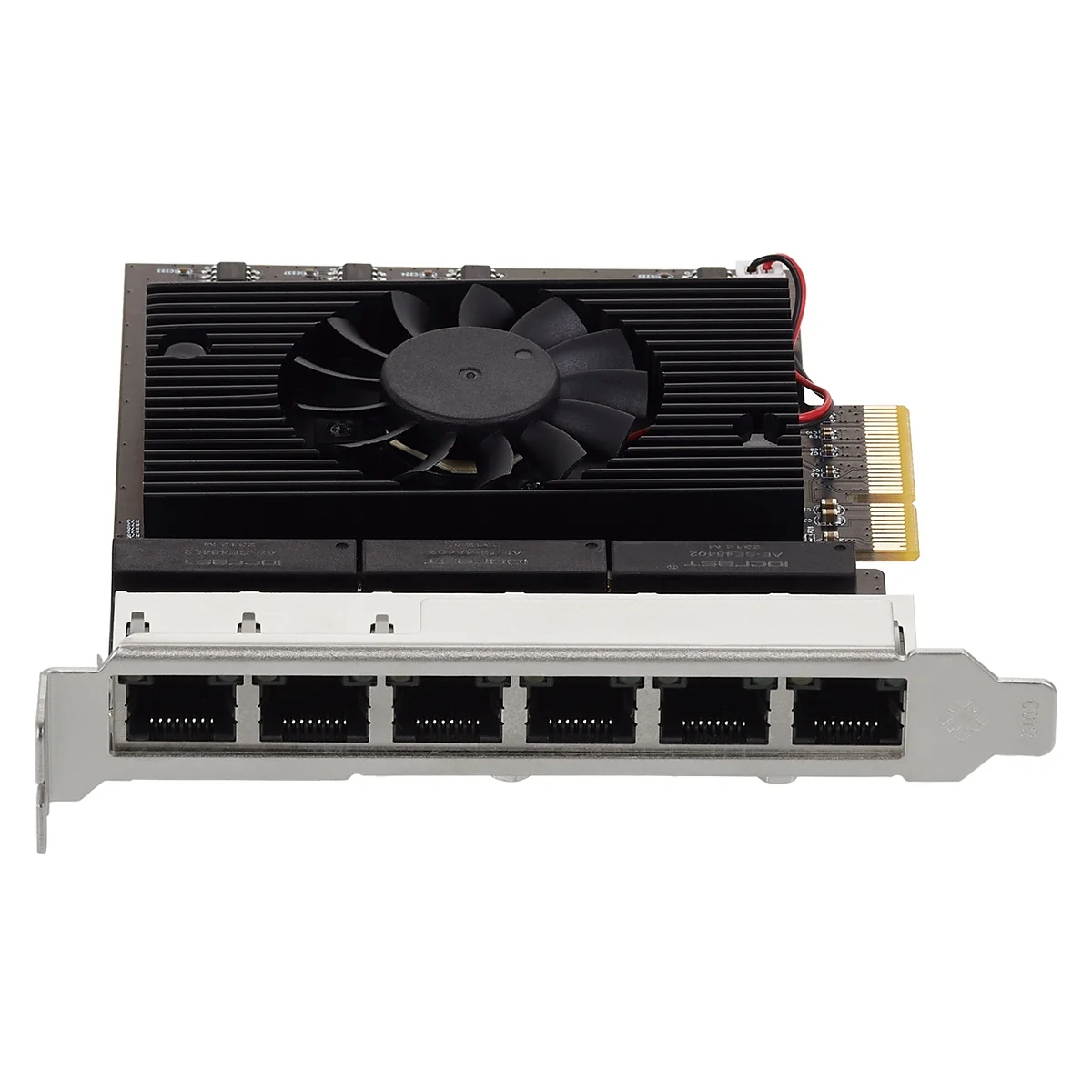 6-портовая гигабитная сетевая карта PCIe 2,5 RJ45, 2500 Мбит/с, сетевой чип Realtek 8125B для промышленной камеры 2,5G Vision, захват Nas HOT