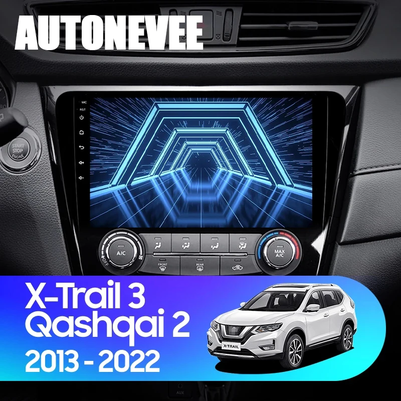 Per Nissan X-Trail Xtrail 3 T32 2013-2022 Qashqai 2 J11 autoradio Carplay navigazione GPS 4G Wifi Video Multimedia Player No 2din