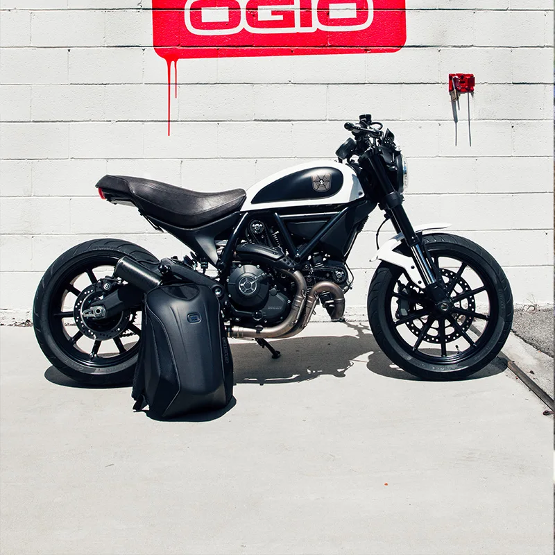 OGIO Mach 5 Carbon Fiber Riding Backpack Men's Motorcycle Shoulder Rider Helmet Bag Locomotive Waterproof Hard Case Bag