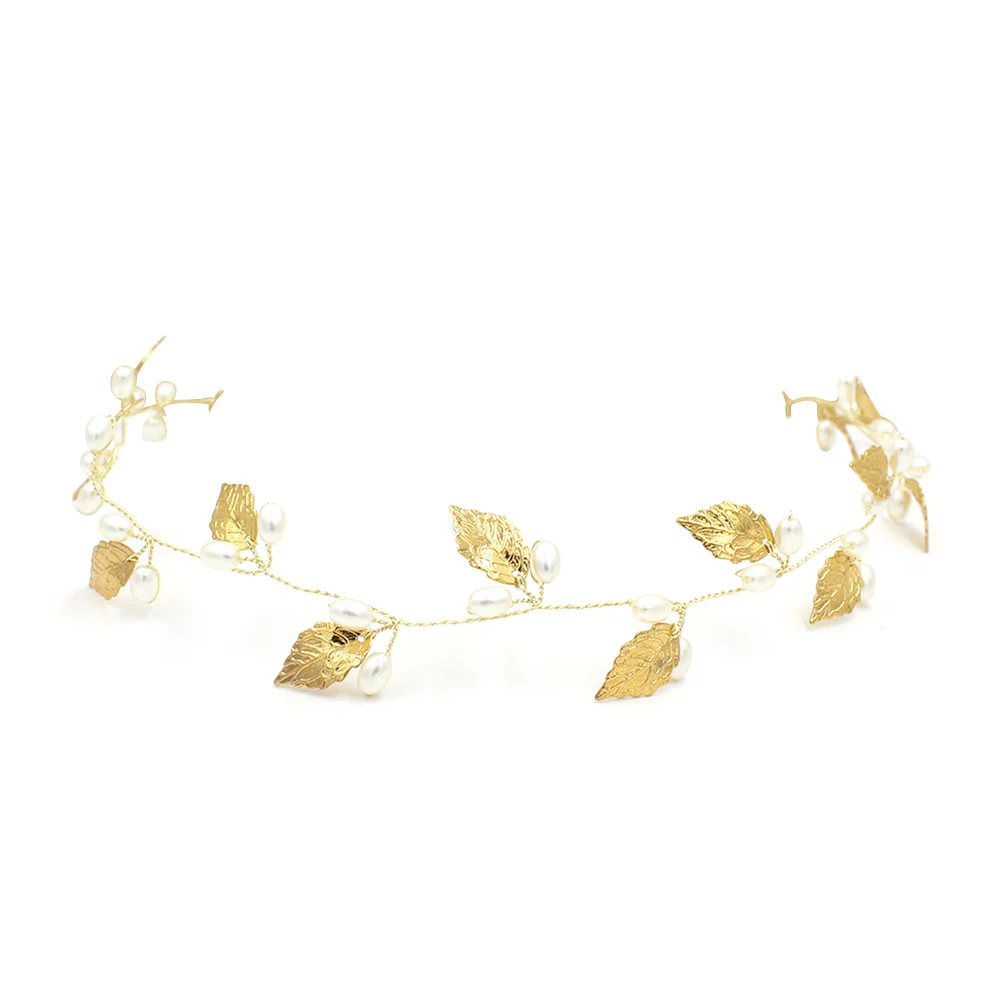 

Bridal Headwear Leaf Hair Band Headband Headpiece Wedding Headpieces for Bride Manual