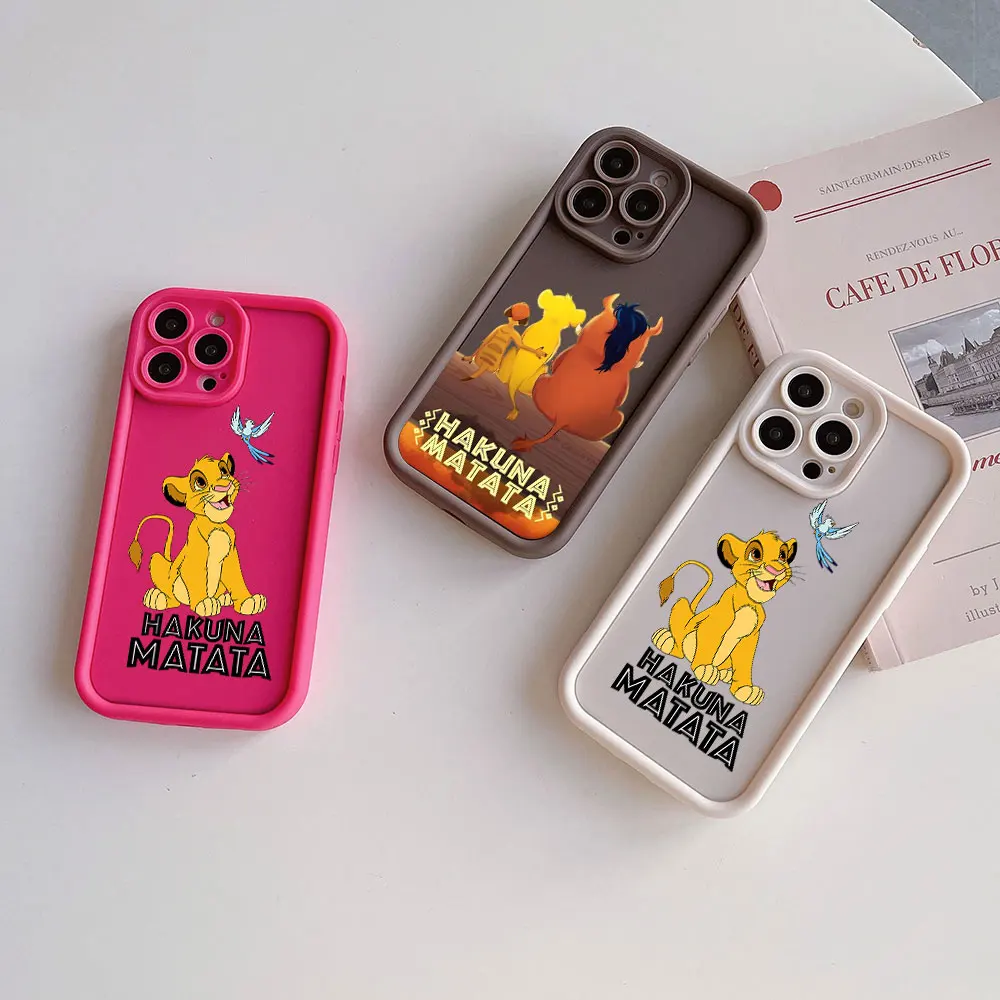 Cartoon Hakunas Matatas Camera Protection Case For XiaoMi Mi 11 Lite 12T POCO F4 F5 X3 X4 X5 GT 5G Soft TPU Back Cover Funda