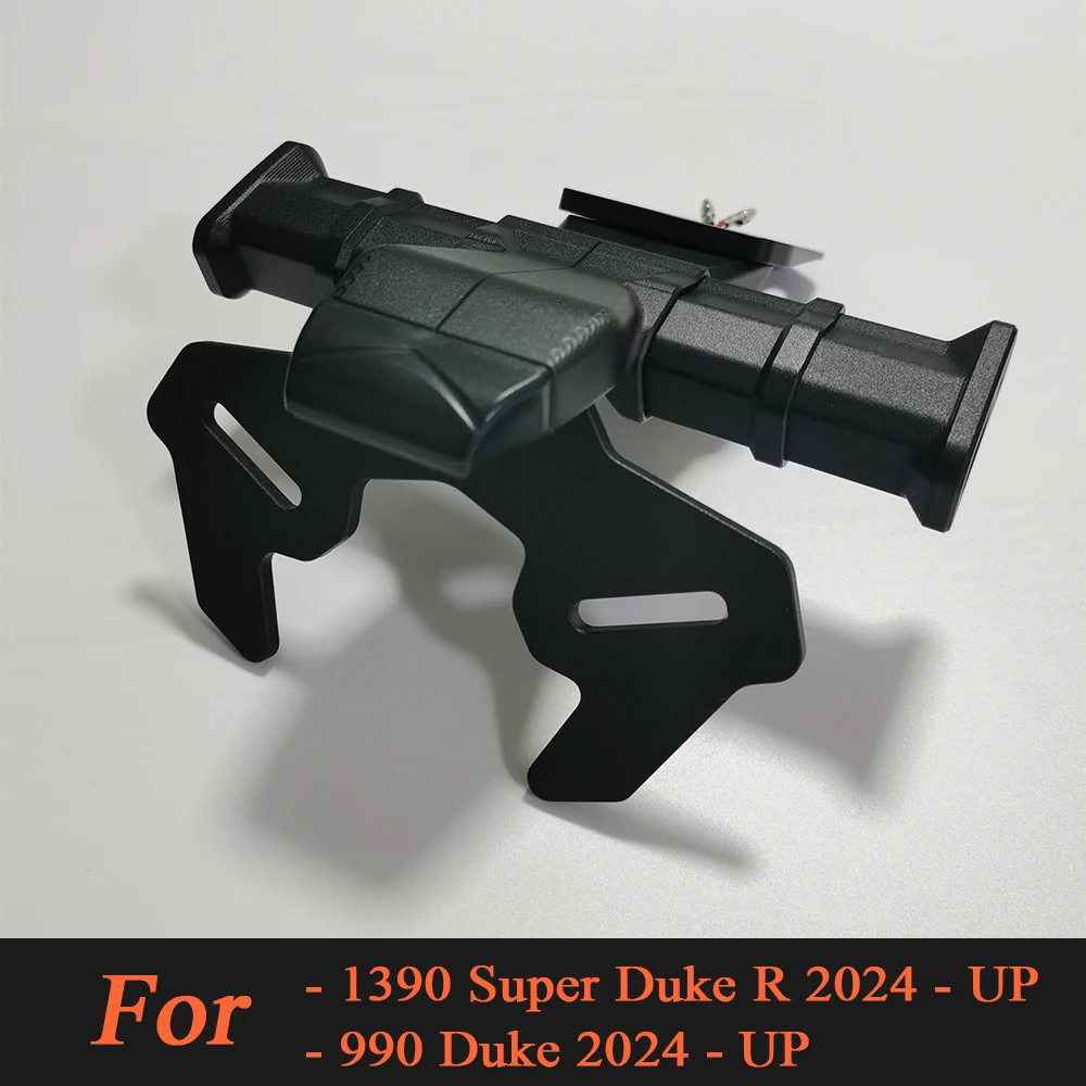 

For 990 Duke R 2024 2025 2026 Motorcycle Rear Short Tail Stock License Plate Holder Tailstock Frame Bracket 1390 DUKE Super R