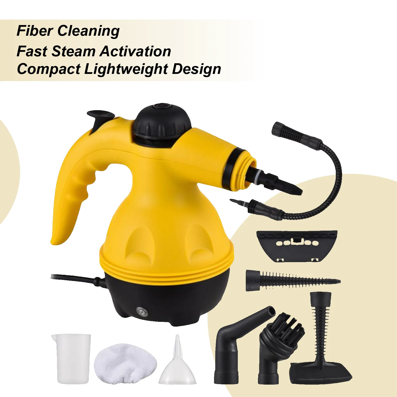 

Handheld Steam Cleaner Portable High Pressure Powerful Multi-Purpose Steamer Kitchen Bathroom Steam Cleaner For Car Kitchen