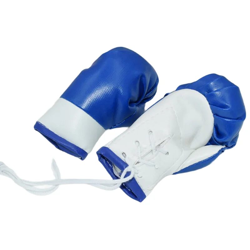 2 Stück große 10 cm Boxhandschuhe Miniatur-Boxhandschuh Schlüsselanhänger Ornament für Autospiegel Zuhause zum Aufhängen von Dekorationszubehör – Detail 10