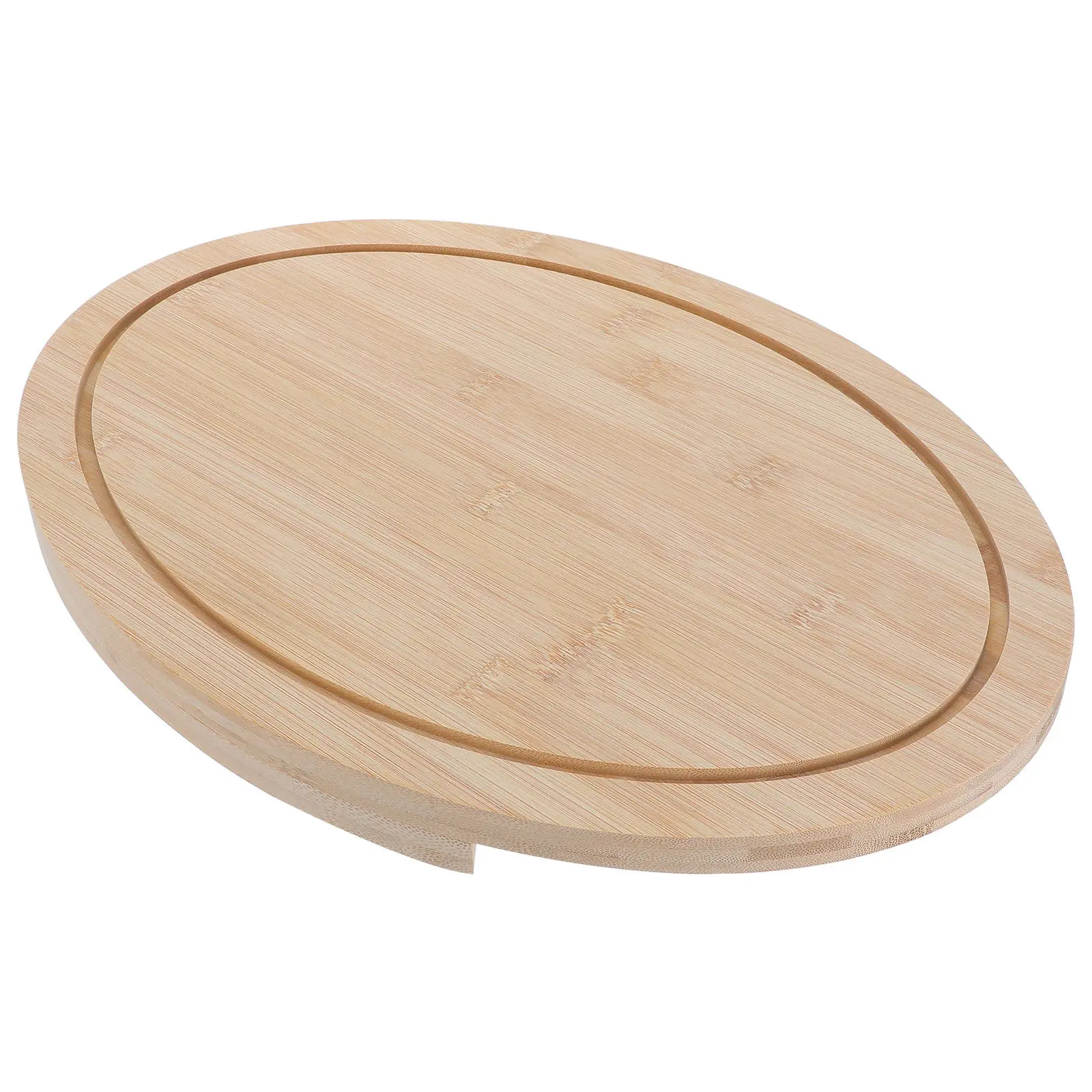 

Bamboo Corner Cutting Board Round Edge Chopping Board for Kitchen Cabinets Countertops Cheese Meat Vegetables Prep Cooking