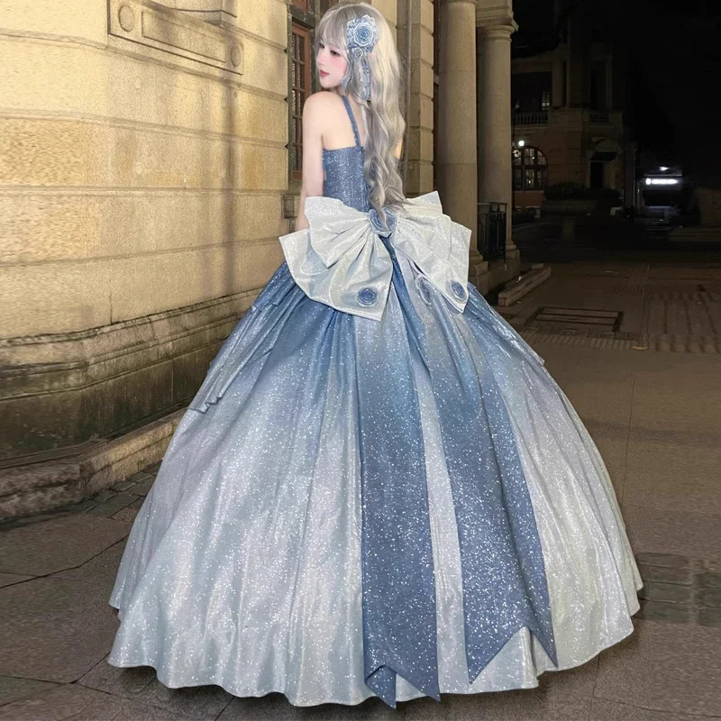 chinese dress ladies A-line Fairy Tulle Fashion Elegant Stylish Party Evening Long Prom Dre –  bridalsew main image 0