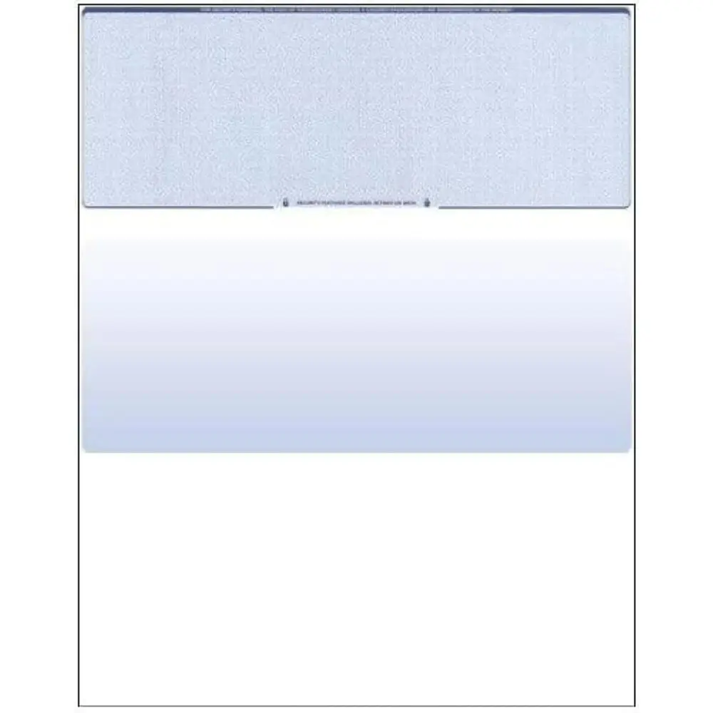 

1000-Sheet Pack of 8.5x11 Security Business Checks for QuickBooks and Laser Printers - Blue Diamond Design