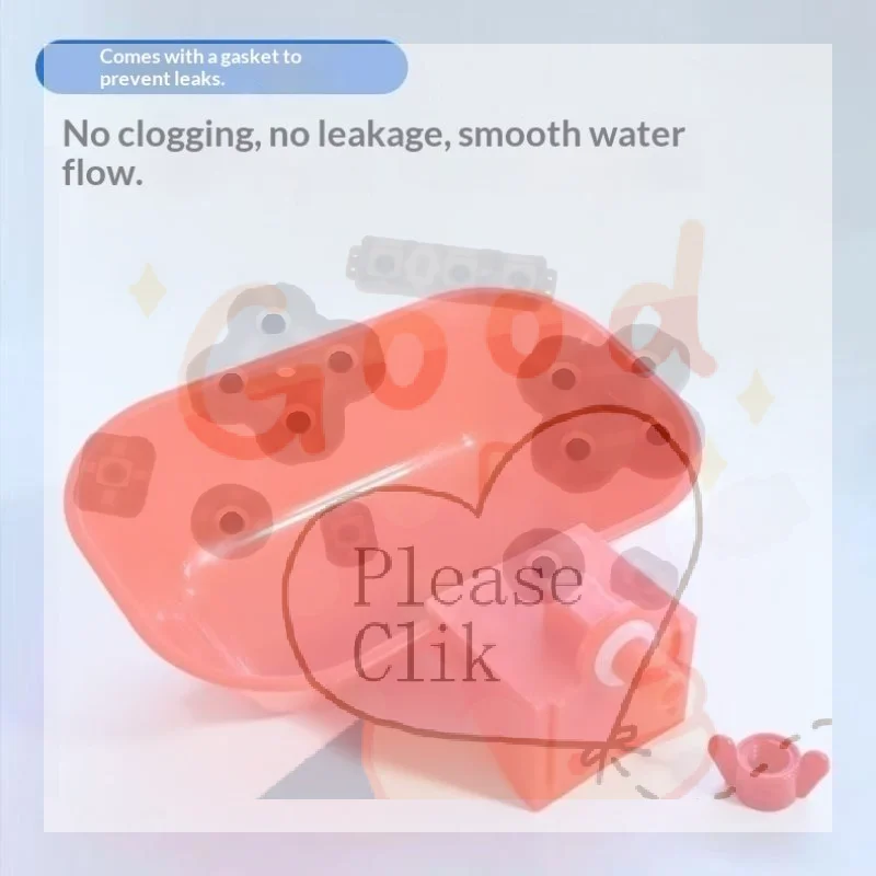 【HG】Automatic Poultry Drinking Bowls Square Enlarged Thicken Drinking Bowl for Cat Dog Chicken Duck Thread chicken feeder