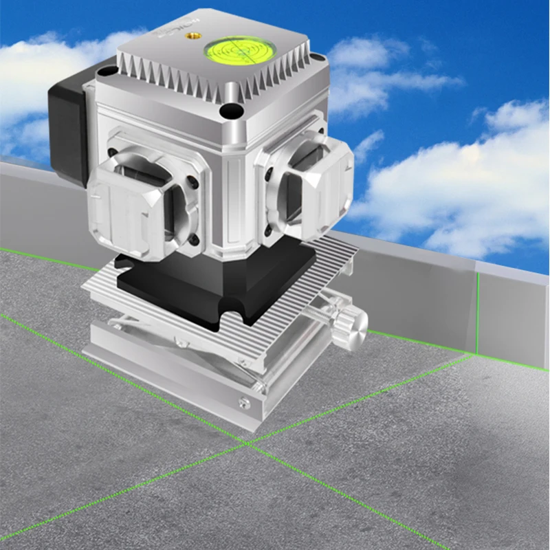 3D laser level Green 12/16 lines Self-Leveling Cross line vertical Super Powerful Green 360 laser line Horizontal level laser