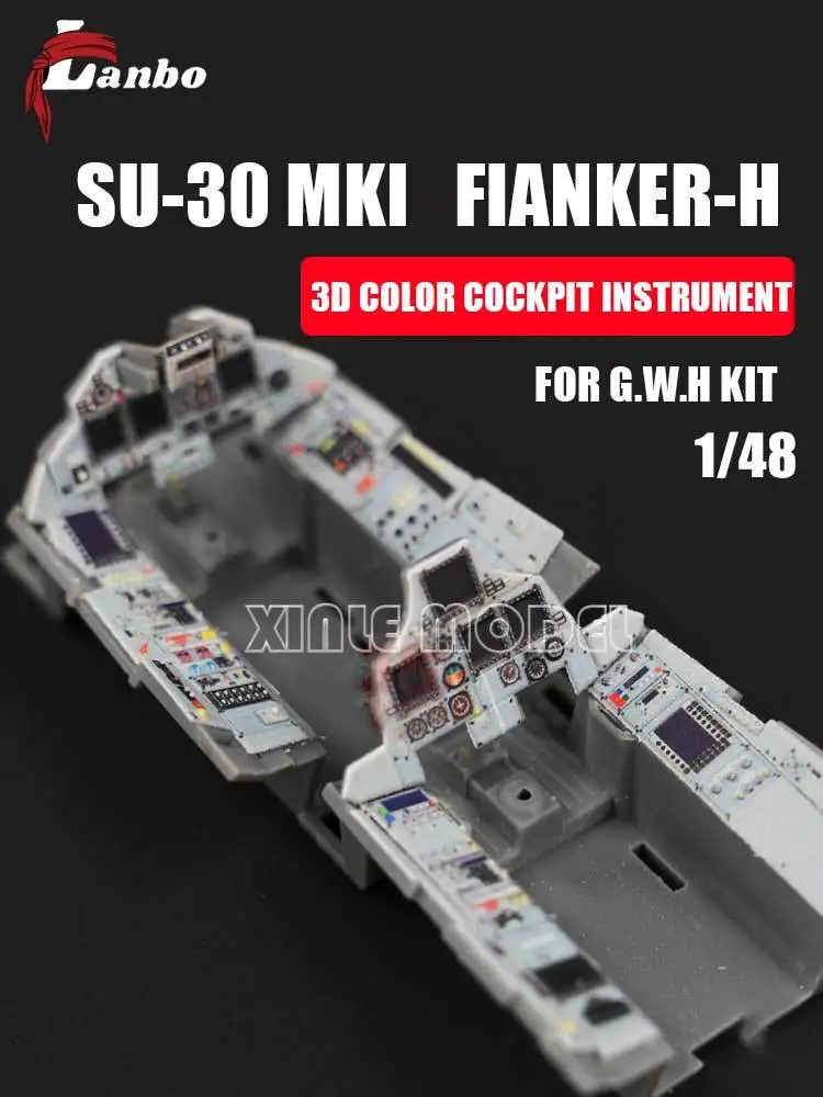 

Lanbo 3D Color Cockpit Instrument 48139 Русский истребитель SU-30MKI для комплекта Great Wall 1/48