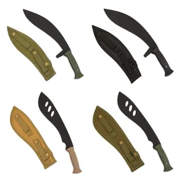 Outdoor Tactical Soft Knife Swiss  Blade Scimitar Field CS Equipment  Fan Short Knife Toy Props