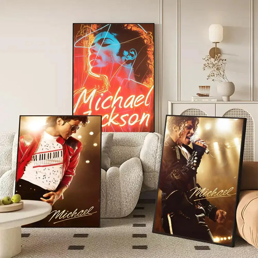 M-Michael Jackson Singer Poster Stickers HD Painting Self-Adhesive