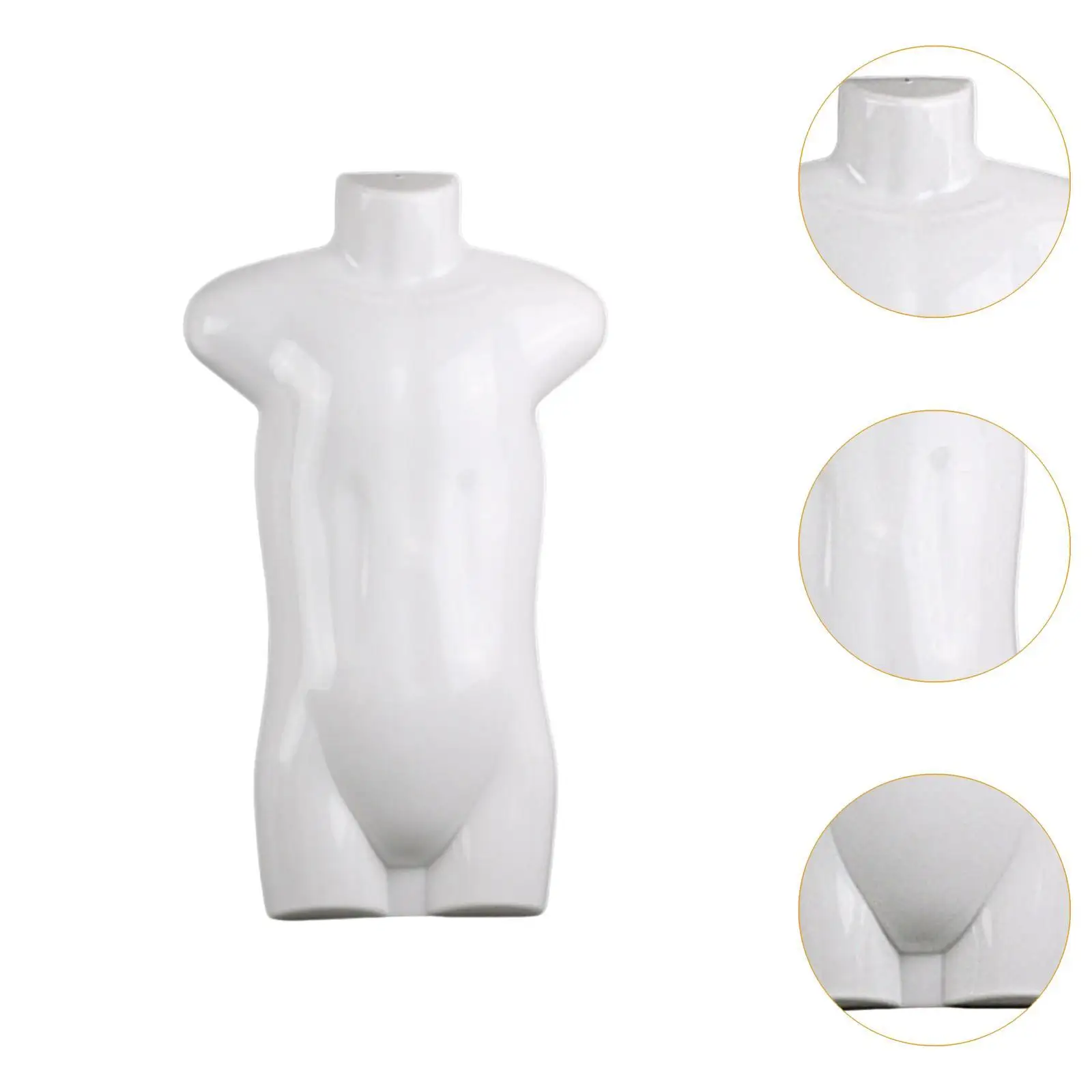 Kid Mannequin Torso Clothes Hanger for Jewelry Display Photography Props