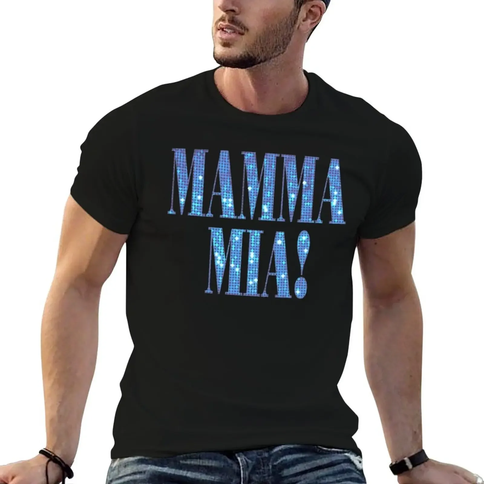 Mamma mia disco T-Shirt quick-drying anime t shirts Blouse graphic shirts plain white t shirts men