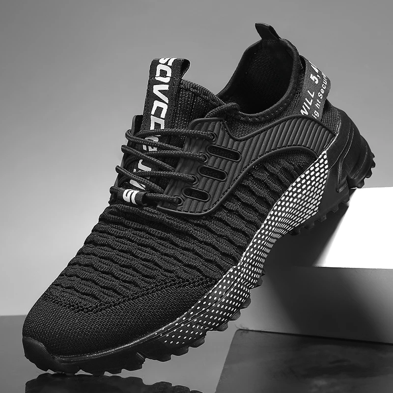 

Мужские вулканизированные кроссовки из сетки, легкие, дышащие, с мягкой подошвой, для бега, мужские туфли без шнурков, лоферы, тренировочные кроссовки